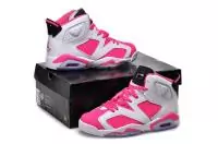 nike air jordan 6 vi femmes retro basketball chaussures slam dunk blance